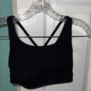 lululemon athletica Black Strappy Sports Bra